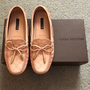 Pink Louis Vuitton Loafers